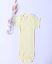 6M short Sleeve Jacquard Cotton Breathable Summer Baby Onesie 6 colors